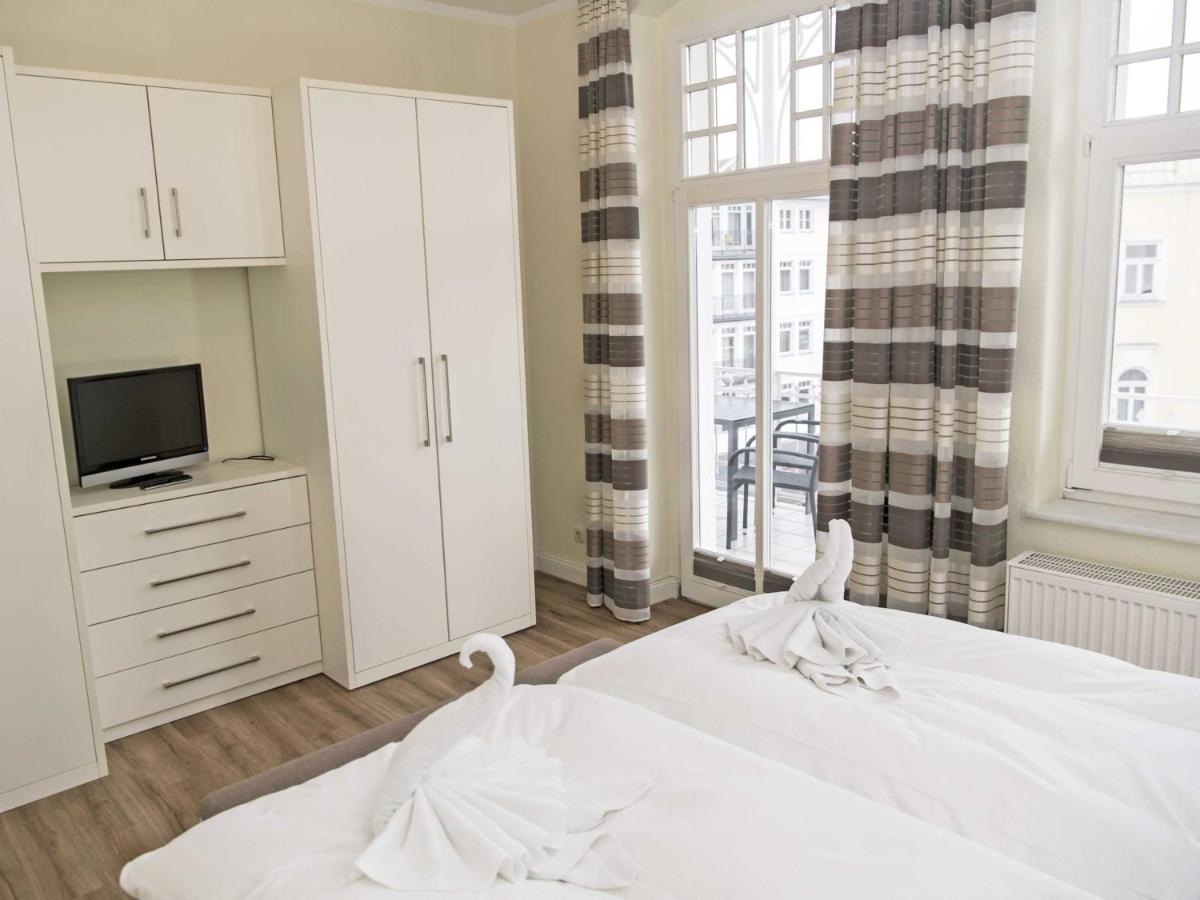 Haus Metropol - Fewo 7 Mit Balkon Und Meerblick Binz Exteriör bild