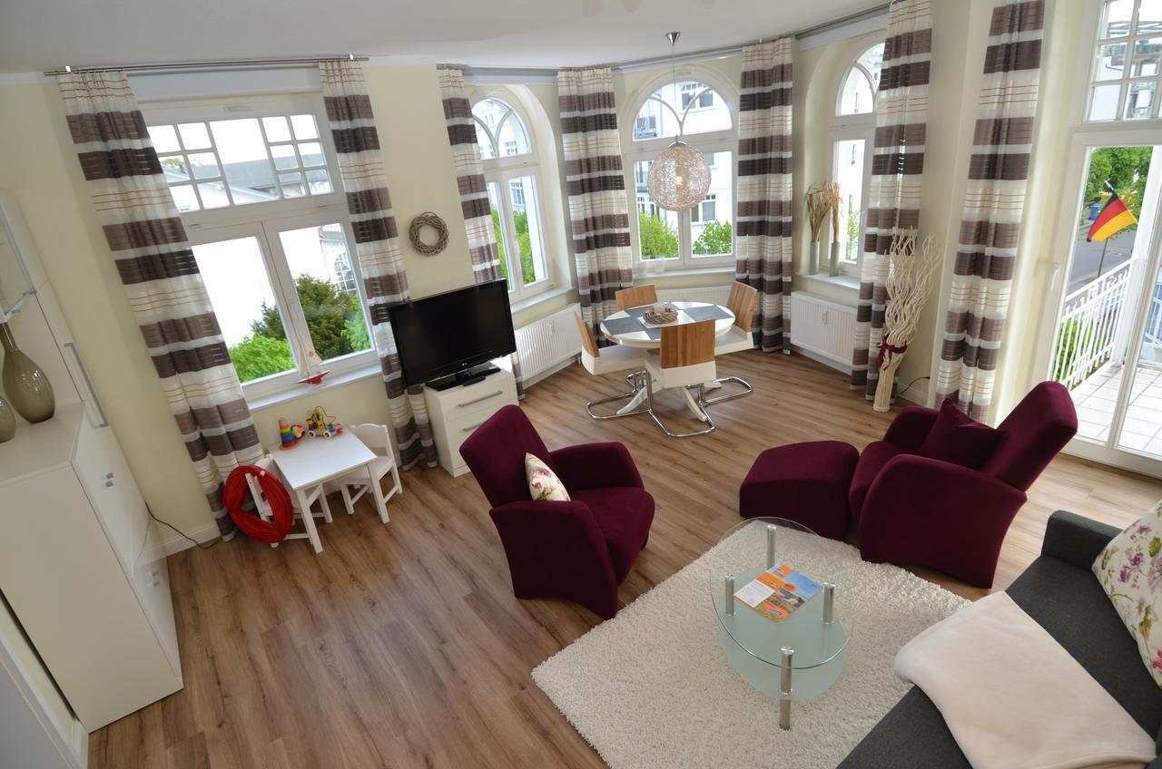 Haus Metropol - Fewo 7 Mit Balkon Und Meerblick Binz Exteriör bild