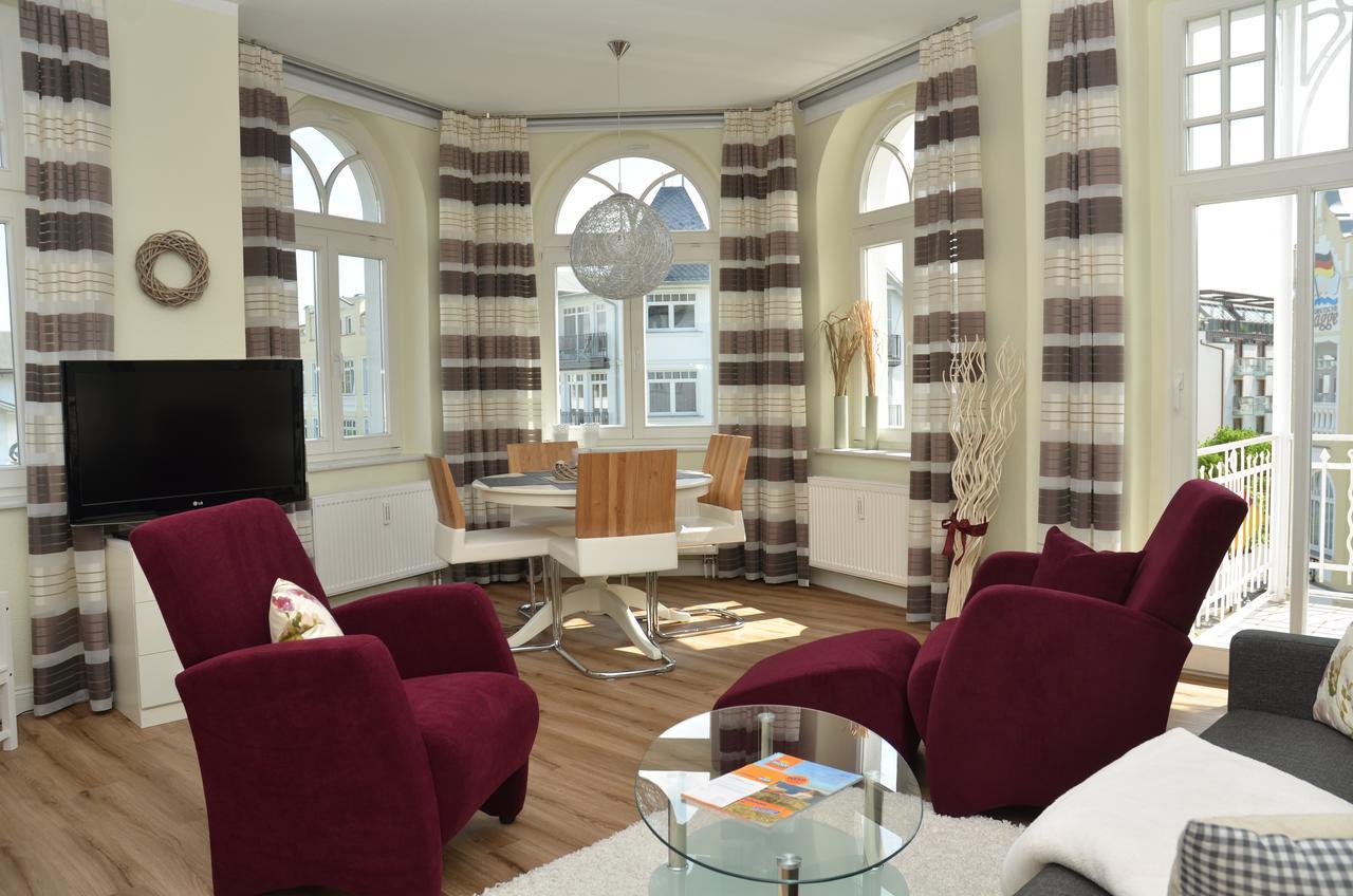 Haus Metropol - Fewo 7 Mit Balkon Und Meerblick Binz Exteriör bild